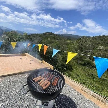 Tozza Alta - Superbe Maison Avec Piscine & , Et Autres Prestations Avec Vue Et Montagnes Mae-1424
