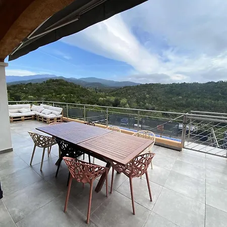 Apartment Tozza Alta - Superbe Maison Avec Piscine & , Et Autres Prestations Avec Vue Et Montagnes Mae-1424 *